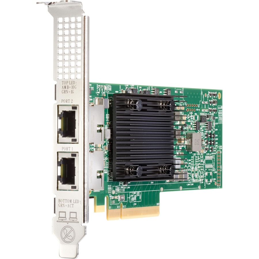 ontrôleur Ethernet de serveur HPE 10 Gb à 2 ports 535T - PCI-E 3.0 x8 (813661-B21