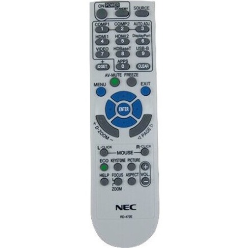 REPLACEMENT REMOTE CONTROL FOR THE NP-P452W/P452H/P502W/P502H, NP-P502W/P502HL,