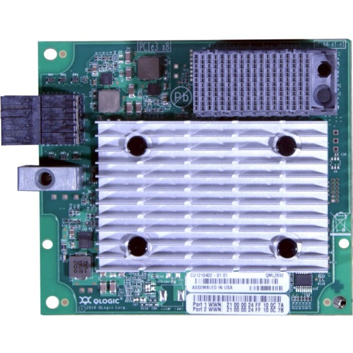 THINKSYSTEM QLOGIC QML2692 MEZZ 16GB 2-PORT FIBRE CHANNEL ADAPTER