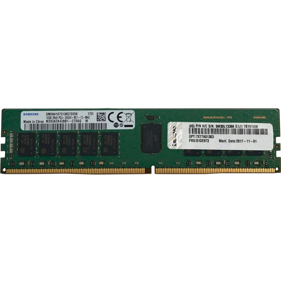 16GB 2RX8 TRUDDR4 RDIMM 2666MHZ