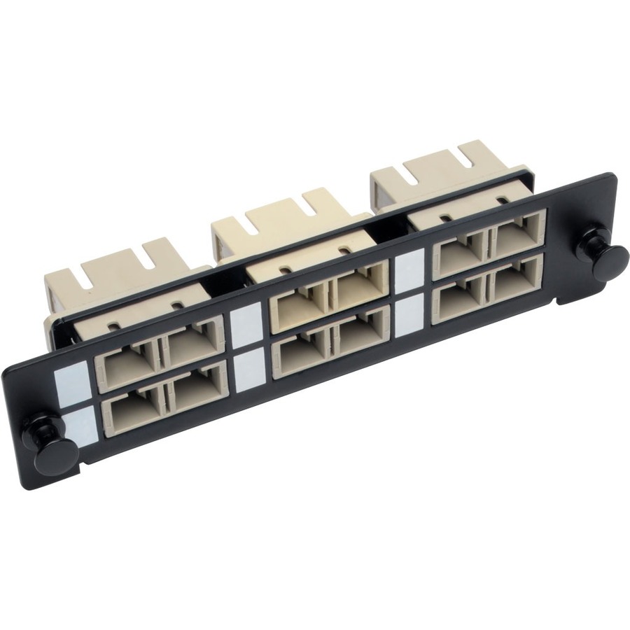 EATON TRIPP LITE SERIES HIGH-DENSITY FIBER ADAPTER PANEL (MMF/SMF), 6 SC DUPLEX