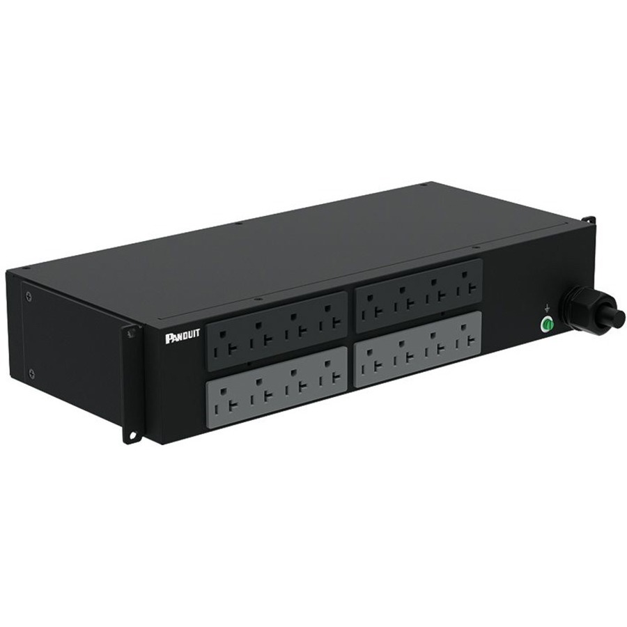 BSC PDU 30A 16 5-20R NEMA L5-30P-3M BLK