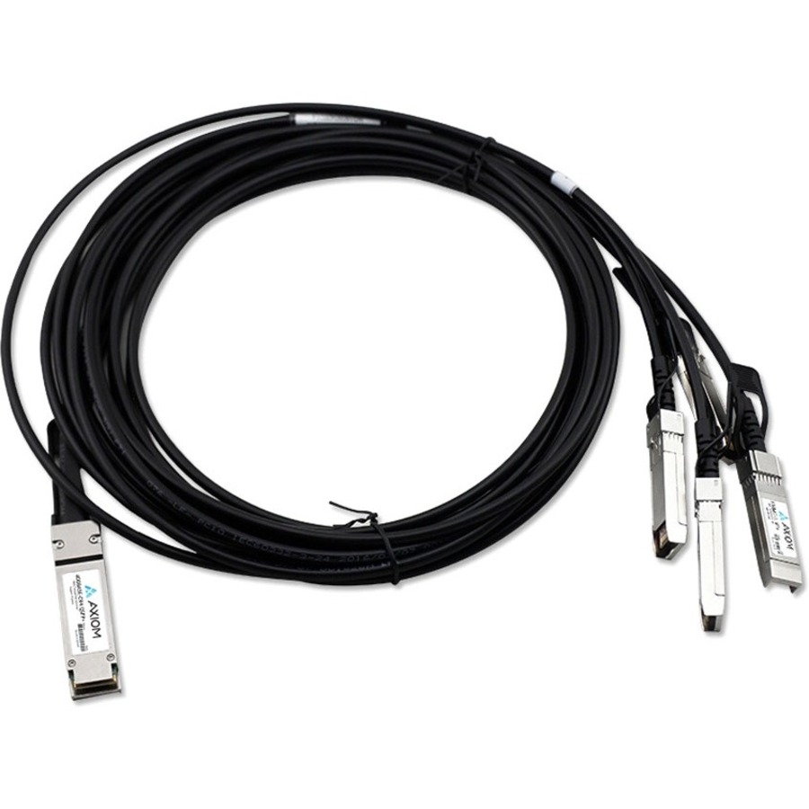 AXIOM 40GBASE-CR4 QSFP+ to 4x10G SFP+ DAC 1M | Passive Cable