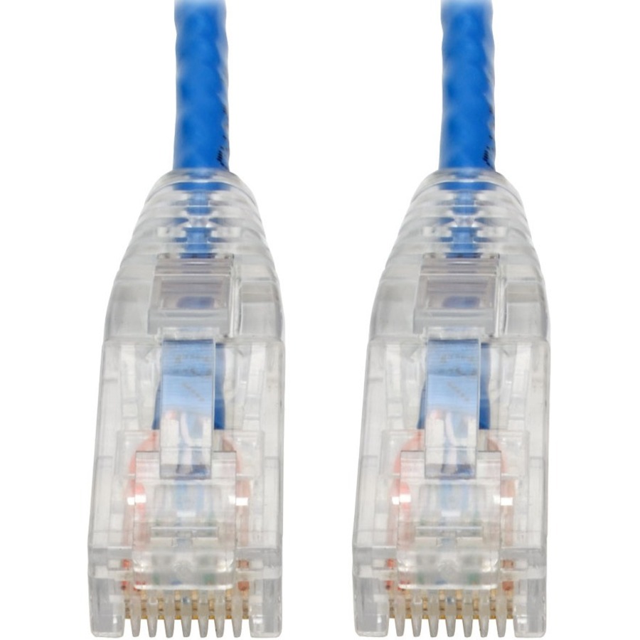 Eaton Tripp Lite N201-S6N-BL Cat6 Slim Cable, RJ45 M/M | Ethernet, Snagless