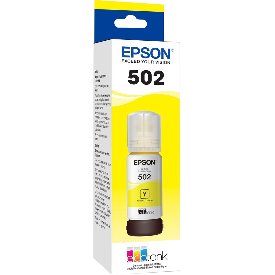 T502 DYE YELLOW INK BOTTLE W/