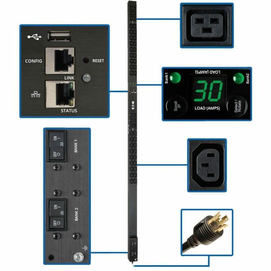 PDU 5/5.8KW SINGLE-PHASE MONITORED