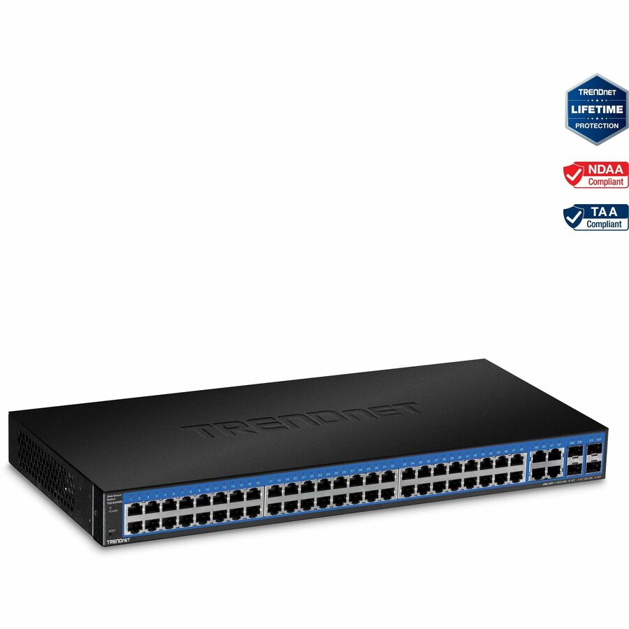 TRENDnet TEG-524WS 52-Port Gigabit Web Smart Switch | Managed Switch