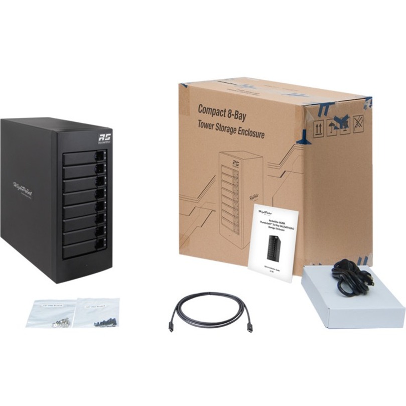 8-BAY TB3 HARDWARE RAID ENCLOSURE