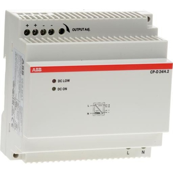 Power Supply Din Cp-D 24/4.2 100 W - Din Power Supply. 24v Dc, 4.2 A. for Use in Axis Surveillance Cabinets to Power Cameras, Media Converters  Etc.