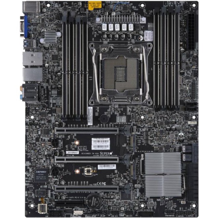 Carte de serveur Supermicro X11SRA-F Xeon Single-Socket LGA2066 - ATX, pour Xeon Skylake-W (MBD-X11SRA-F-O)
