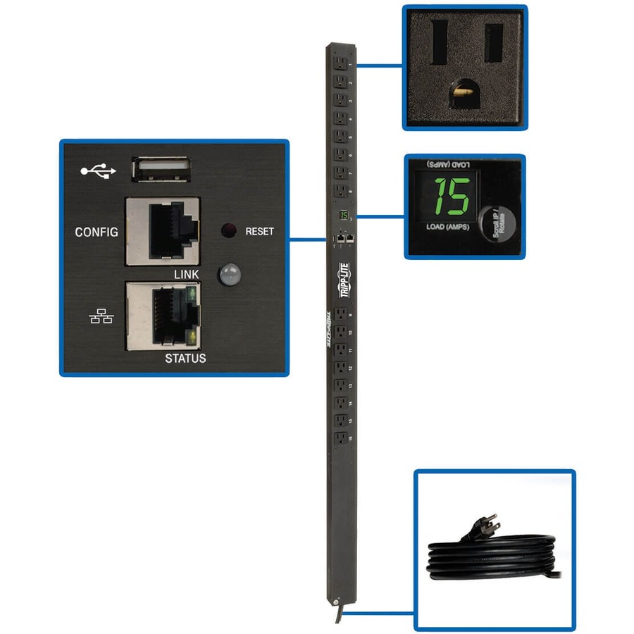 PDU Monitored 1.4k 120V LX