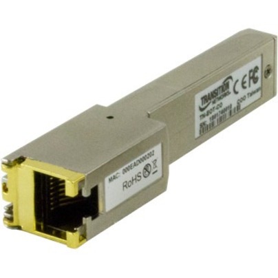 TRANSCIEVER- SFP, ETHERNET EXTENDER, SERVER, RJ-45, 3.3V, -40 - 75C