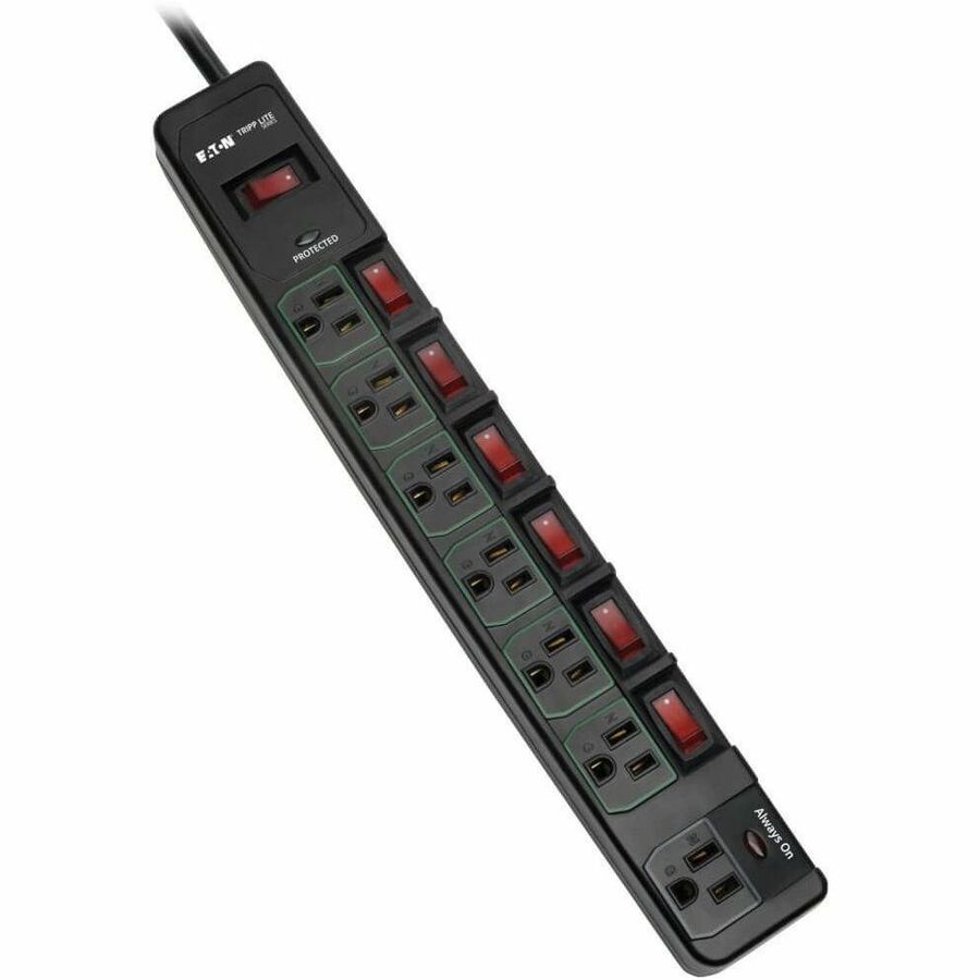 EATON TRIPP LITE SERIES ECO-SURGE 7-OUTLET SURGE PROTECTOR, 6 FT. (1.83 M) CORD,