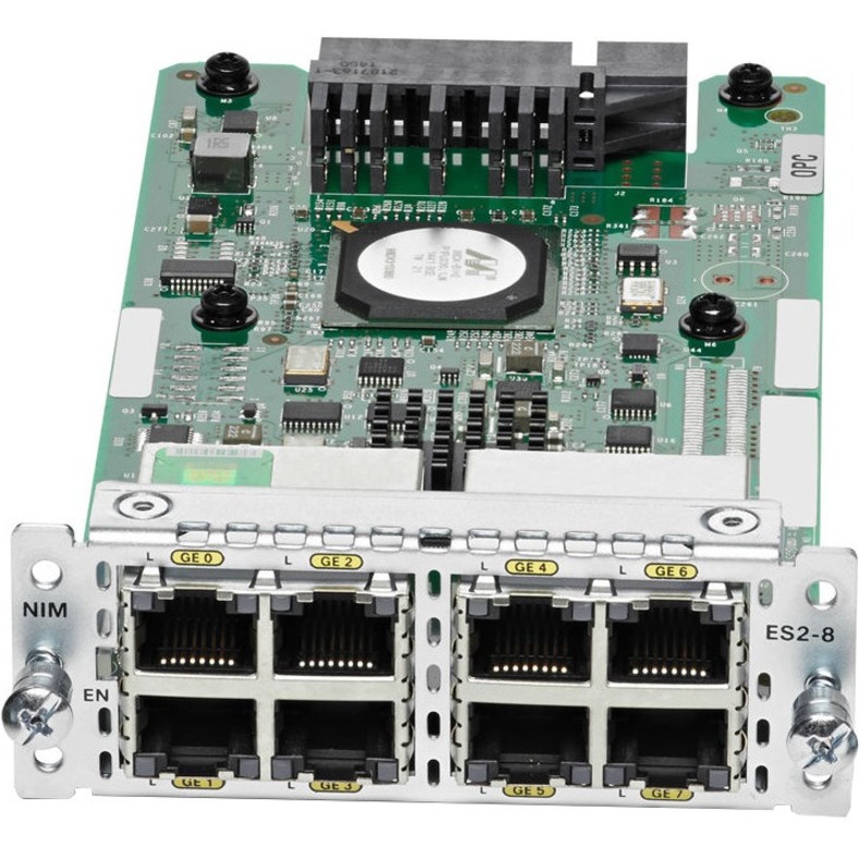 8-PORT LAYER 2 GE SW NETWORK INTERFACE MODULE REMANUFACTURED