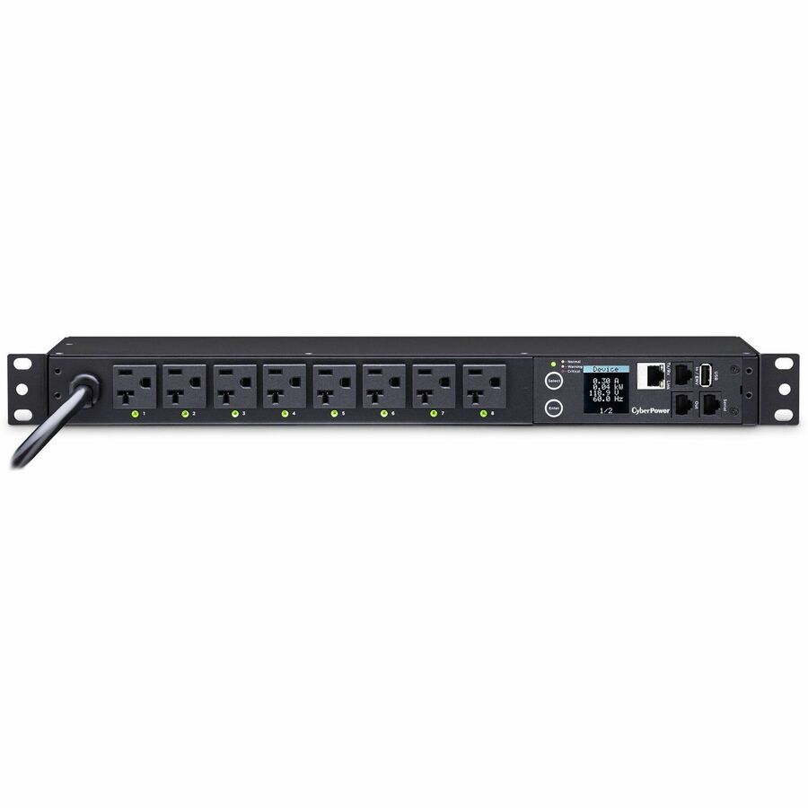 120V 8 OUTLET NEMA 12FT CORD 1U 3YR WTY