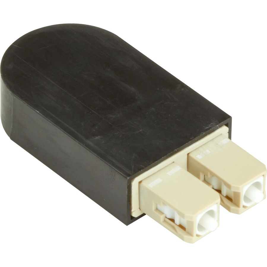FIBER OPTIC LOOPBACK - OM3, MULTIMODE, SC, BLACK, 45 DAY STANDARD RETURN POLICY