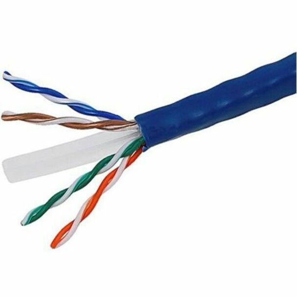 4xem 1000ft CAT6 Blue 24awg Network Utp Solid Cable 350mhz Life Warr