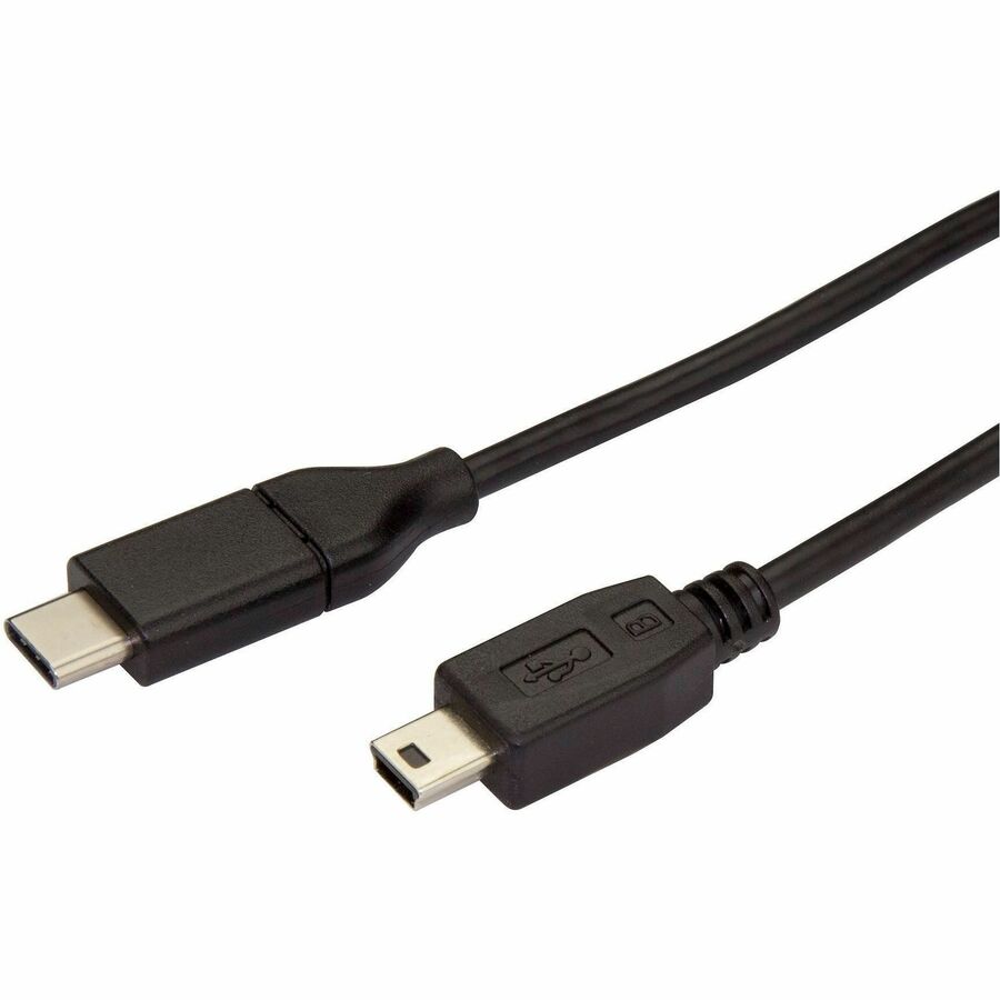 StarTech 6.6ft (2m) USB-C to Mini-USB Cable, Data Cord, USB 2.0, USB-C Data Transfer Cable