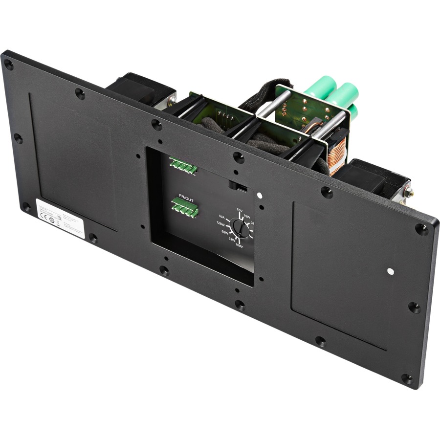 250W TRANSFORMER INPUT PANEL FOR 10INCH SUBWOOFER. BLACK.