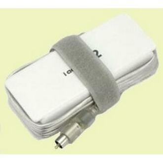 SMALL LIGHTWEIGHT AC POWER ADAPTER FOR APPLE POWERBOOK G4, ALL DUAL USB WHITE IB