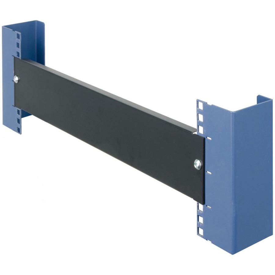 2U TALL FILLER PANELS, 10 PACK, BLACK TEXTURED FINISH. WORKS WITH ROUND HOLE, SQ