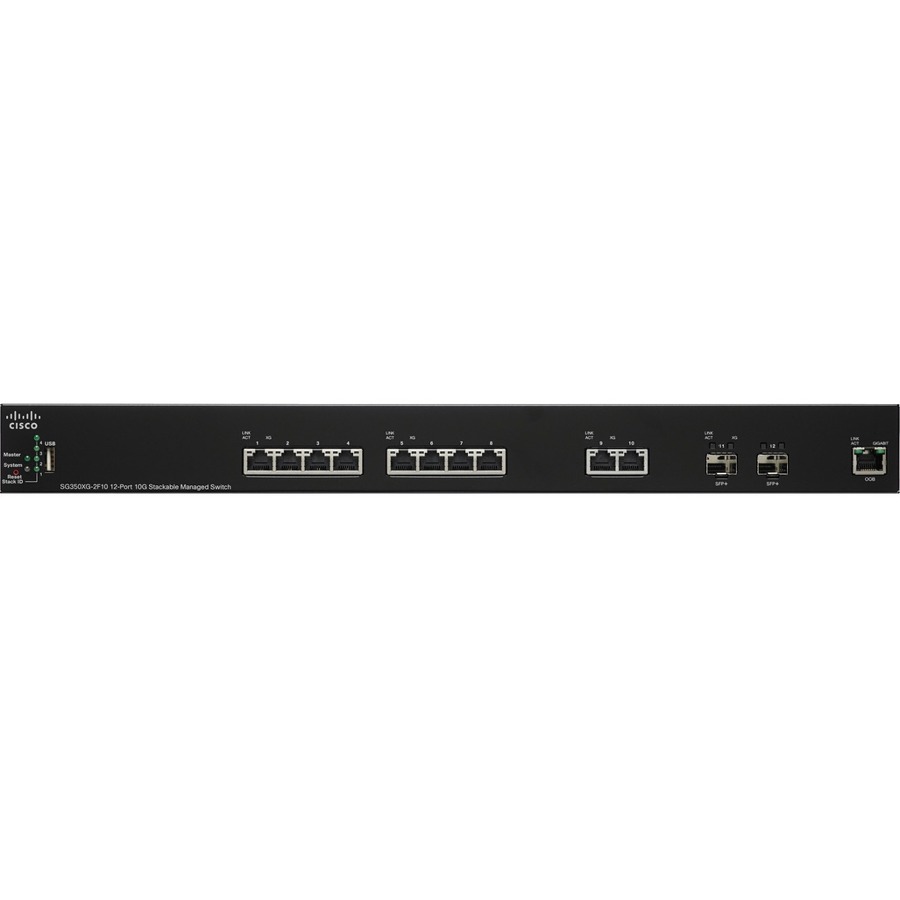 SG350XG-2F10 12-PORT 10GBASE-T STACKABLE SW REMANUFACTURED