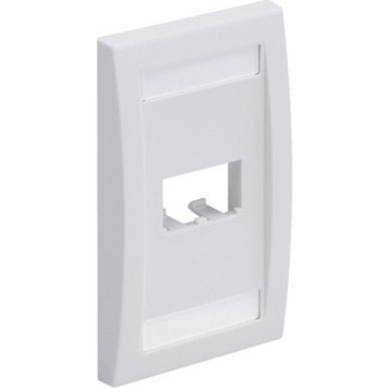 EXEC SGL FACEPLATE TWO MINI COM INTL GRY