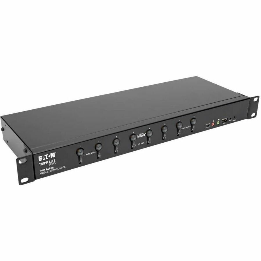 EATON TRIPP LITE SERIES 8-PORT DVI/USB KVM SWITCH WITH AUDIO AND USB 2.0 PERIPHE