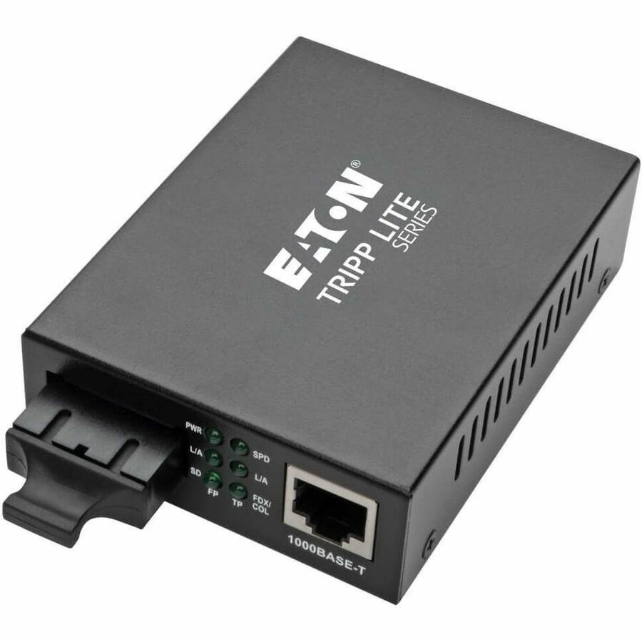 Gigabit Multimode Fiber to Ethernet Media Converter, 10/100/1000 Sc, International Power Supply, 850 Nm, 550m (1804.46 Ft.)