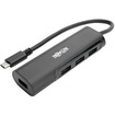 Tripp Lite 4-Port USB 3.1 Hub, 4x USB-A, Thunderbolt-Black - USB Type C - External - 4 USB Port(s) - 4 USB 3.1 Port(s) - PC, Mac