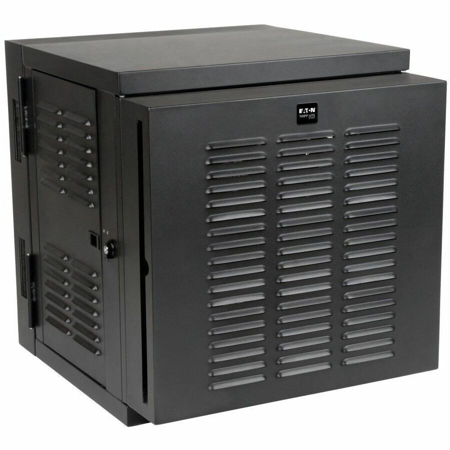 Smartrack 12u Switch-Depth Wall-Mount Small Rack Enclosure for Harsh Environments, Hinged Back, 230v