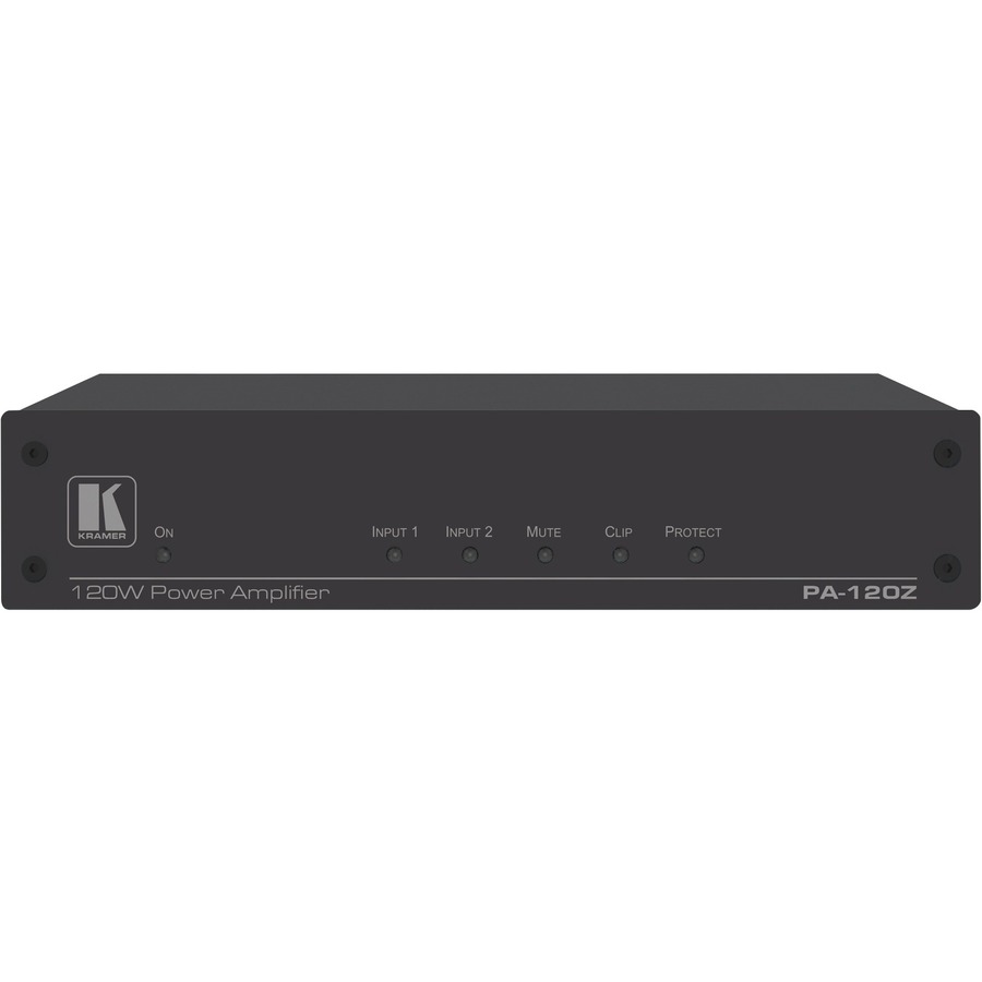 PA-120Z. 1X120W @ 70V/100V AND 2X60W @ 8 CONTROLLABLE POWER AMPLIFI