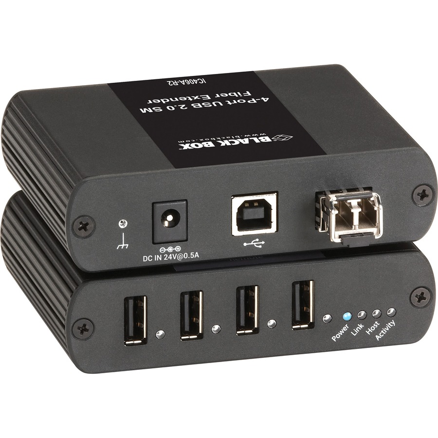 INSTALL YOUR USB DEVICES ANYWHERE COMBINE THE 4-PORT SINGLEMODE FIBER USB EXTEN