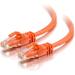 Cables To Go Cat6 Snagless Unshielded (UTP) Network Crossover Patch Cable - Orange 7ft (27892)
