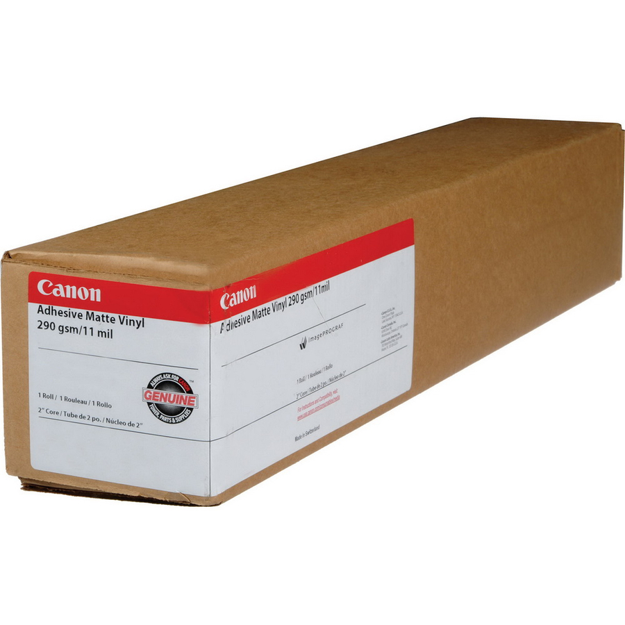 CANON ADHESIVE MATTE VINYL SIZE 36IN X 66 PACKING 1 ROLL/BOX 2IN CORE