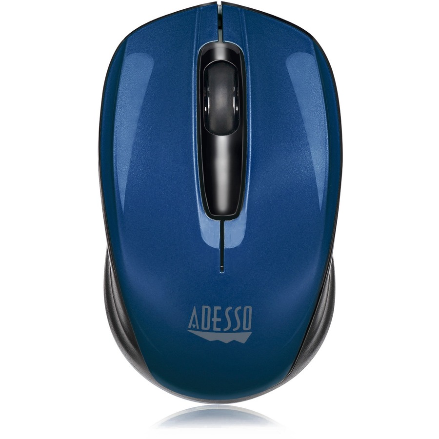 Adesso 2.4GHz Wireless Ergonomic Mini Mouse - iMouse S50 M325 - Blue, Experience new levels of productivity with the Adesso iMouse S50 2.4GHz Wireless Mini Ergonomic Mouse. This advanced wireless mouse offers you 30 feet of wireless freedom and eliminate