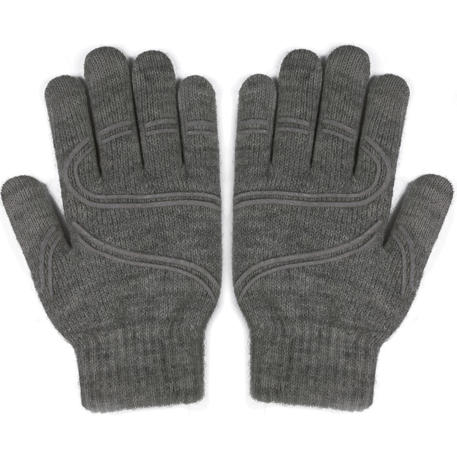 CONDUCTIVE FIBER ON ALL 10 FINGERTIPS & GRIPTRAK PATTERN FOR IMPROVED GRIP OF Y