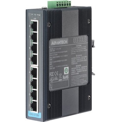 SWITCH - EKI-2728I-CE - WIRED - 1000MBPS - NETWORKING / PORTS QTY: 8 - ETHERNET