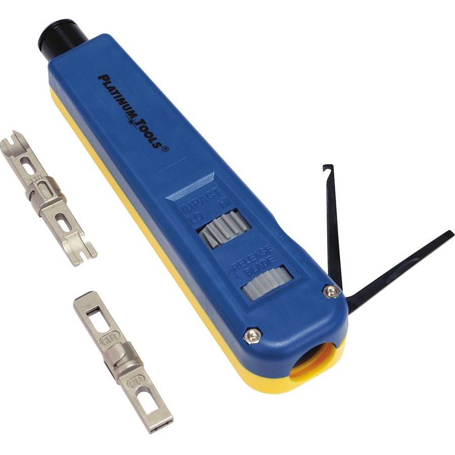 PT PUNCHDOWN TOOL W/NEVERDULL 66/110 COMBO BLADE, CLAMSHELL.