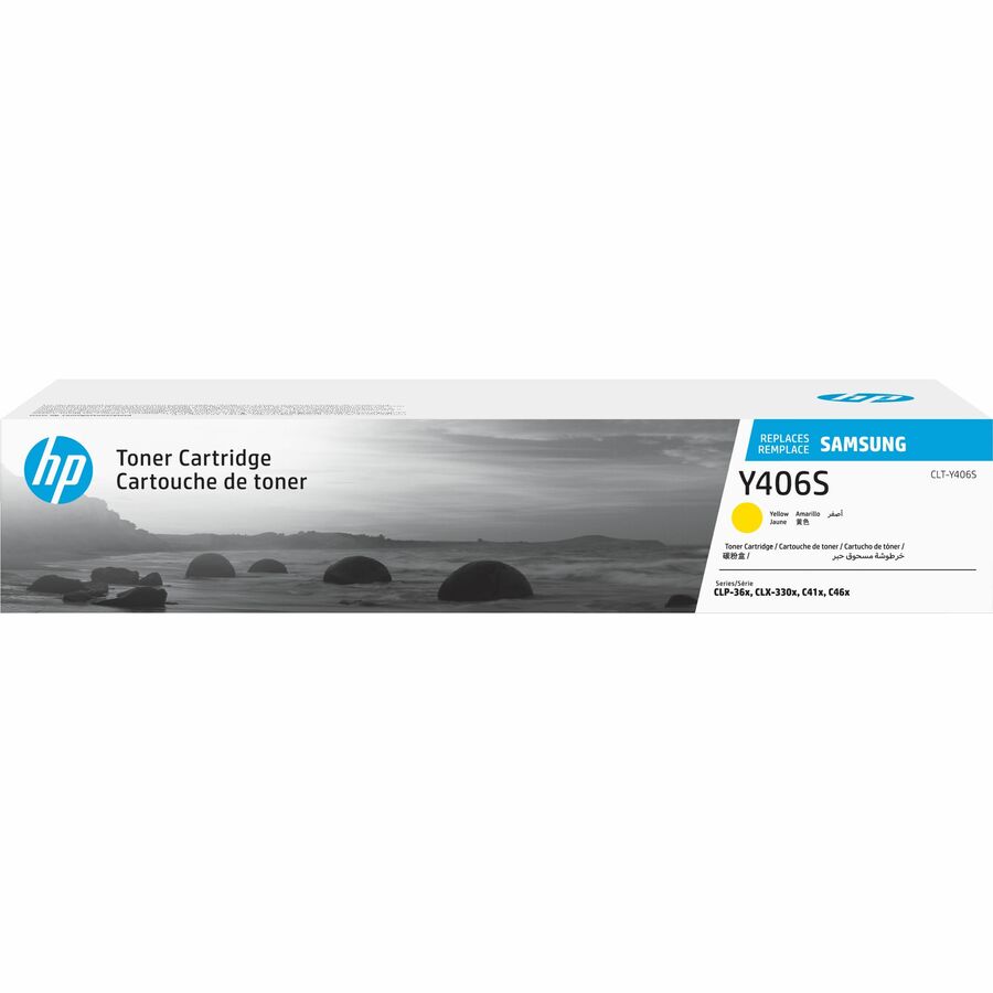 SAMSUNG 406S Yellow Toner Cartridge | 1000 Pages Yield | (CLT-Y406S/XAA)