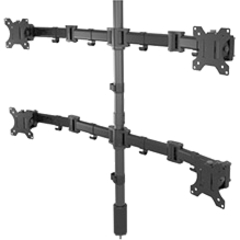 MON MT,2X2,BLK,3WAY MT