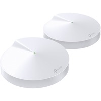 TP LINK (Deco M5) 2-pack AC1300 Whole-Home Mesh Wi-Fi System | Qualcomm | Dual-Band | 802.11ac/a/b/g/n covers up to 3800 sq ft