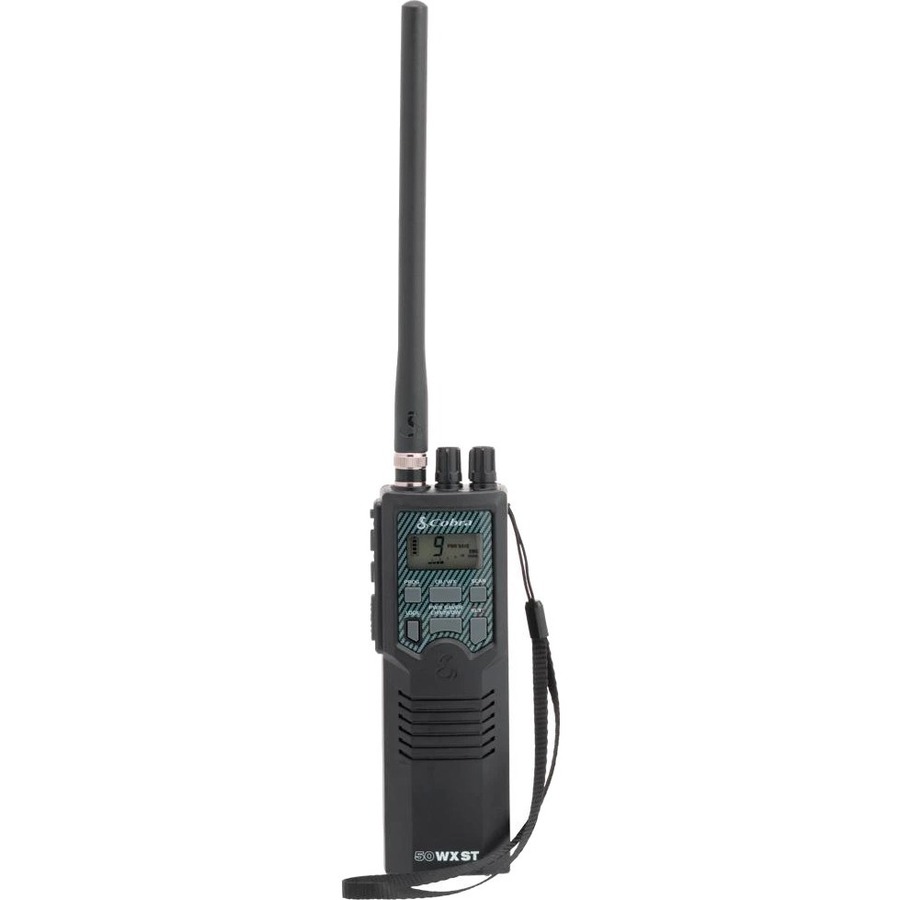 THE HH 50 WX ST ALLOWS YOU TO TUNE IN TO ALL 40 CB RADIO CHANNELS ANYWHERE. GET