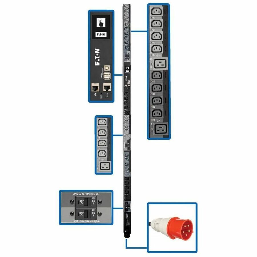 SWITCHED PDU 220/230V 3-PHASE