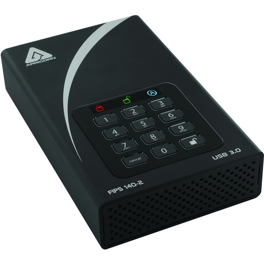 FIPS VALIDATED,12TB USB3.0 256B ENCRYPTN