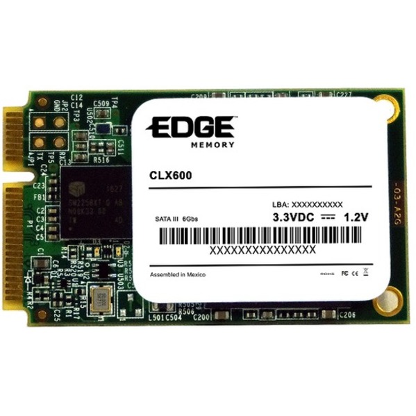 120GB CLX600 MSATA SSD - SATA 6GB/S,1,500,000 HOURS,THREE YEARS OR TBW