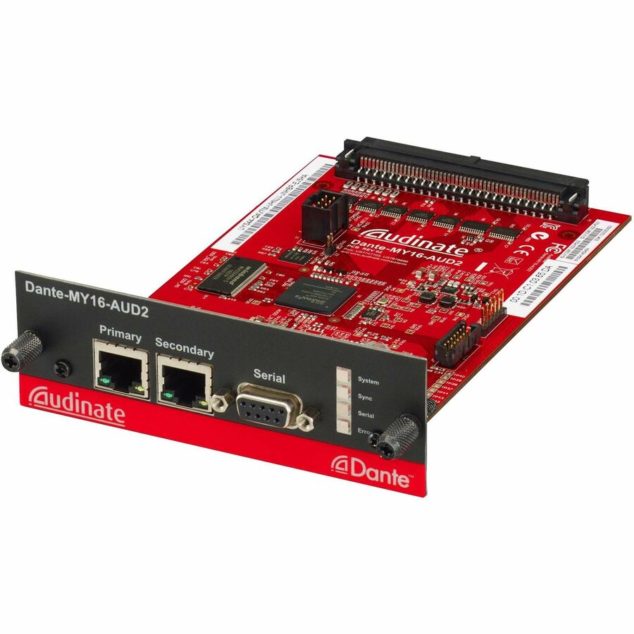 AUDINATE, 16-CH DANTE NETWORK I/O CARD