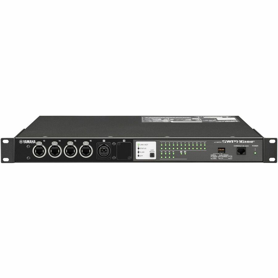 16 PORT NETWORK SWITCH WITH MULTIMODE FIBER PORT