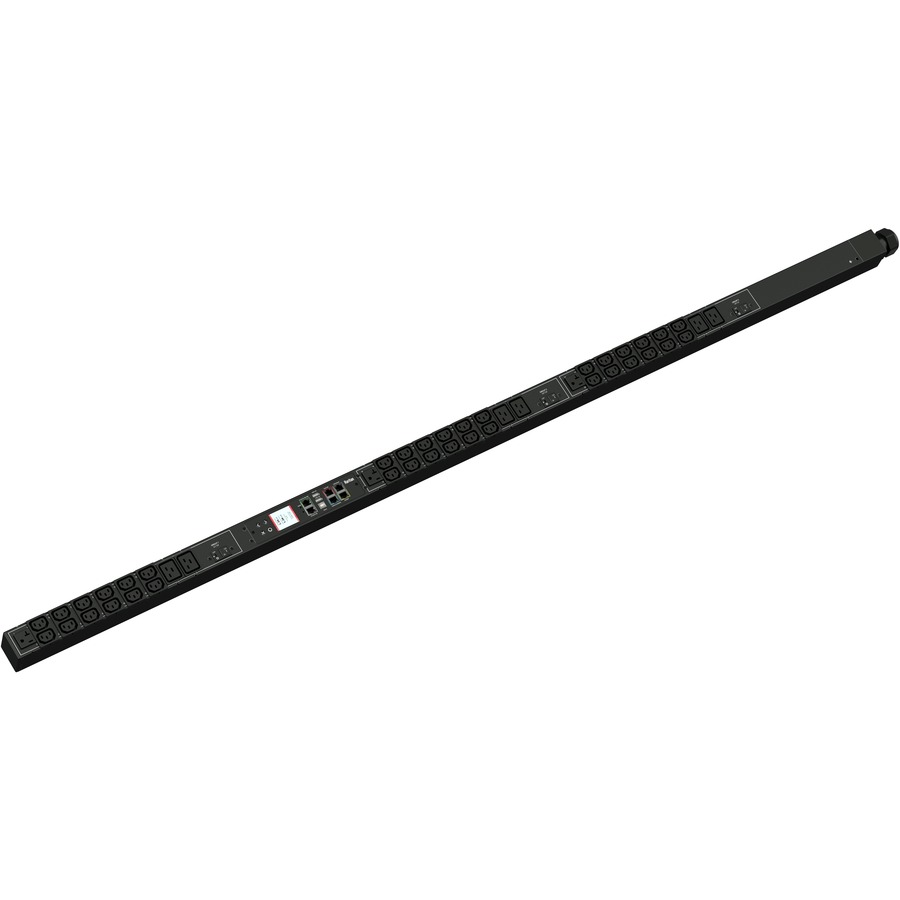 3PH, 208V AC, 30A (24A/PH RATED); 45 OUTLETS: 36X C13, 6X C19, 3X NEMA 5-20R; PL