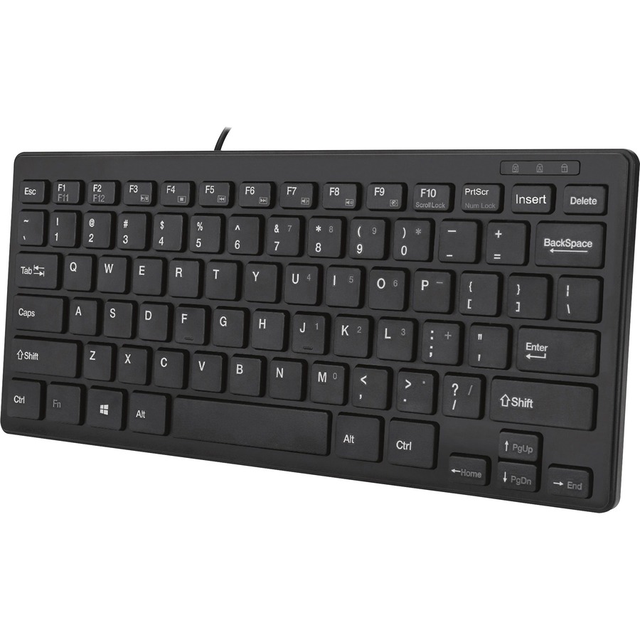 ADESSO SLIMTOUCH MINI USB KEYBOARD , SPACE SAVING 11.25 WIDE, 78 KEYS WITH AN EM